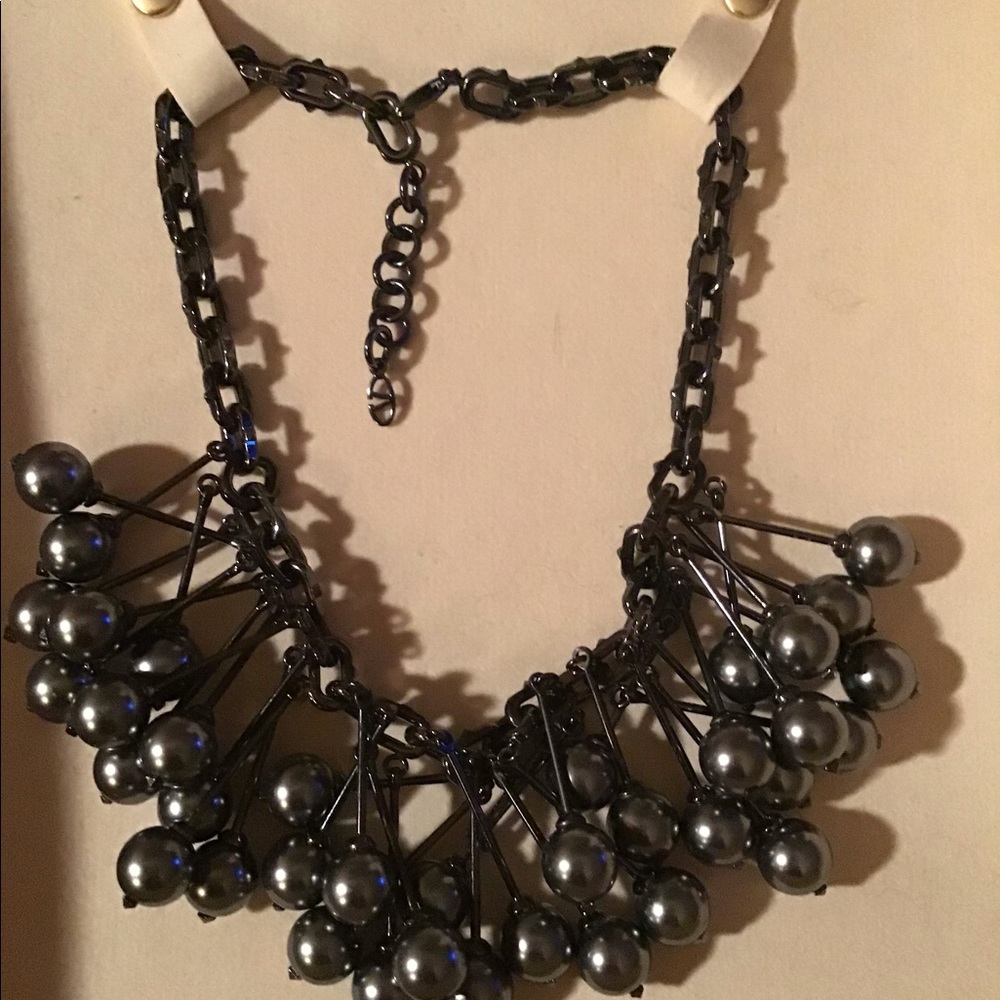 Valentino Garavani pearl beaded necklace black - Picture 2 of 9